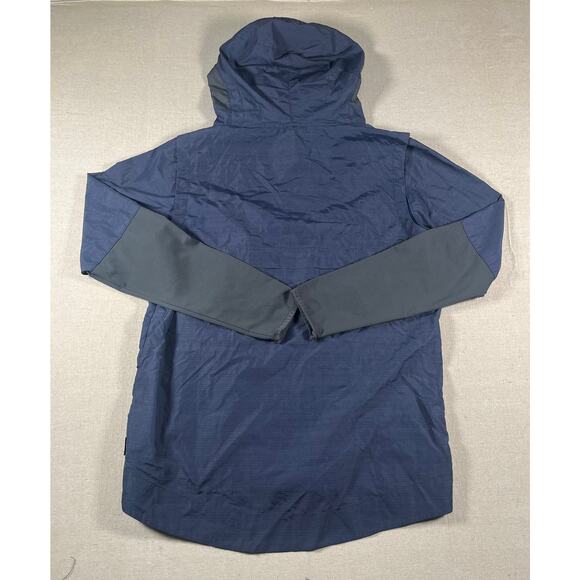 Nike Team issue University of West Virginia 1/4 Zip Hoodie Mens Size Medium Blue - Picture 2 of 7